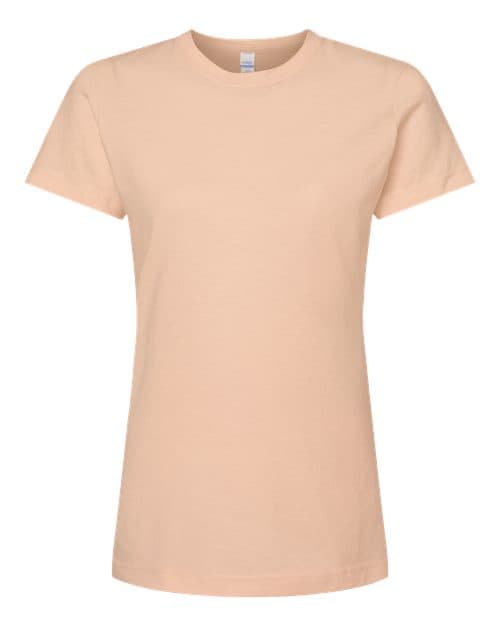 Women's Fine Jersey Classic Fit T-Shirt — Peach