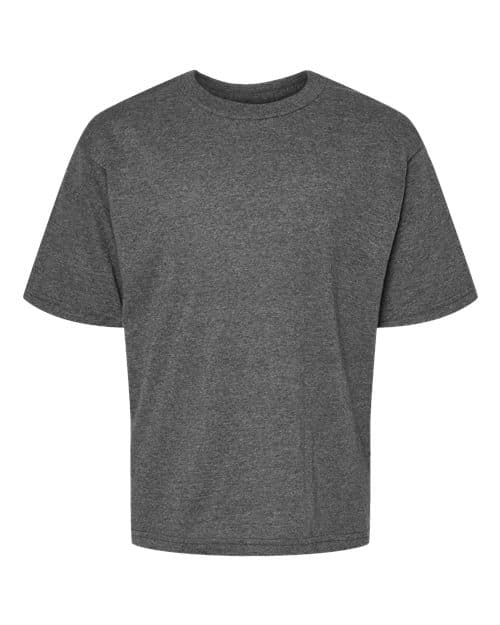 Youth Gold Soft Touch T-Shirt — Dark Heather