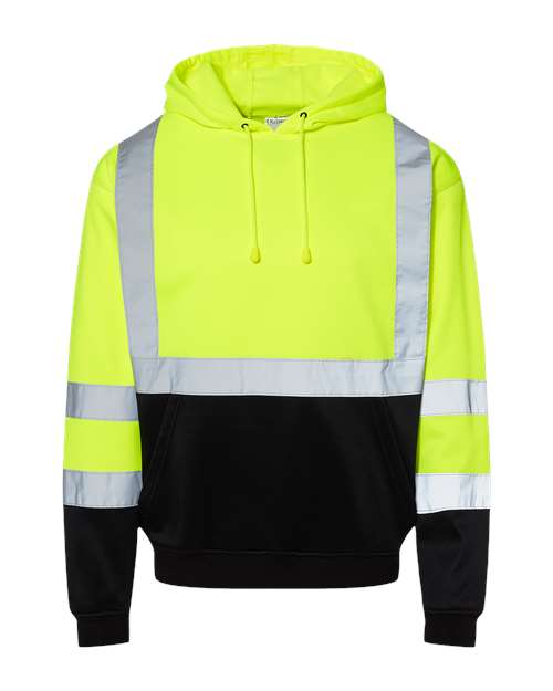 Unisex Hi-Vis Hooded Sweatshirt