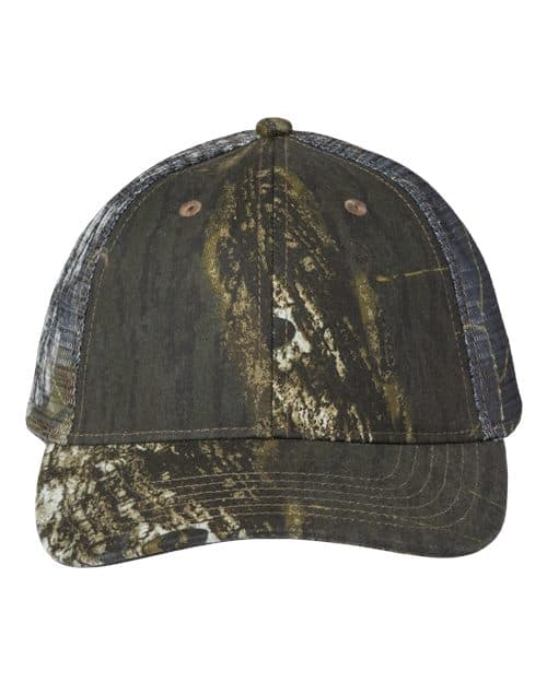 Licensed Camo Mesh Back Cap — Breakup/ Breakup