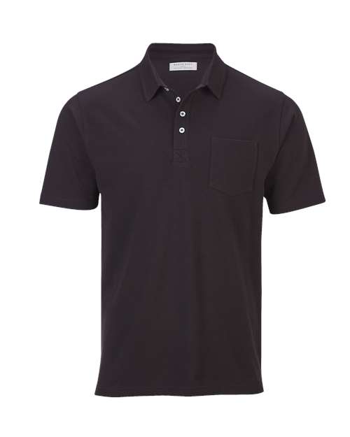 Men's Pique Polo — Black