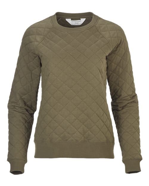 Women's Quilted Crewneck Pullover