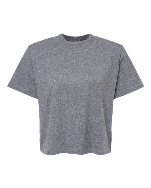 Women's Boxy Tee — Granite Heather