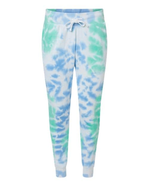 Unisex Tie-Dyed Fleece Joggers — Lagoon Tie Dye
