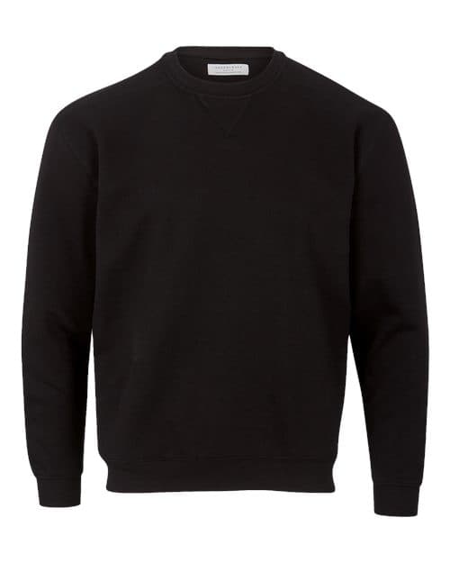 Men's Fleece Crewneck Sweatshirt — Black