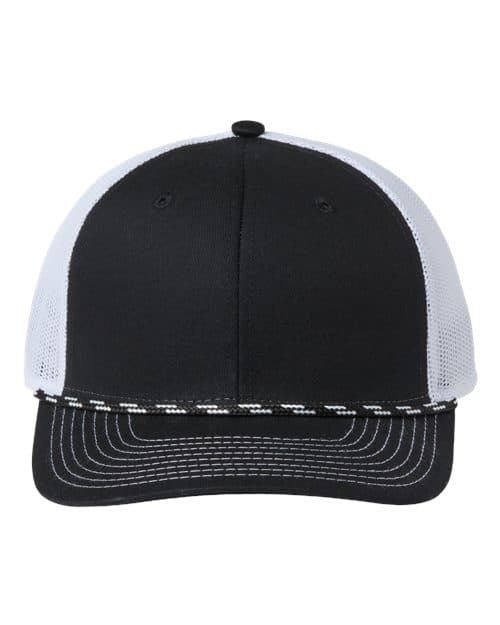 Everyday Rope Trucker Cap — Black/ White