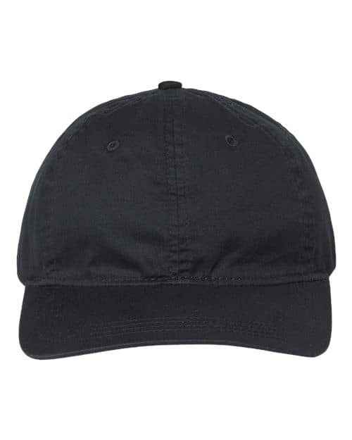 Ultralight Cotton Twill Cap — Black