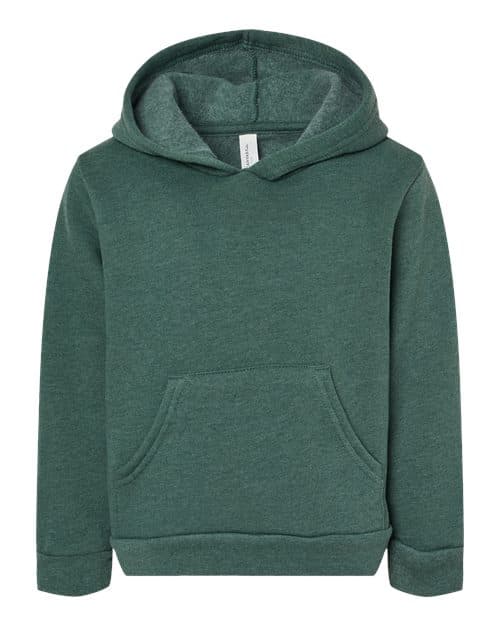 Toddler Sponge Fleece Pullover Hoodie Sweatshirt — Heather Forest
