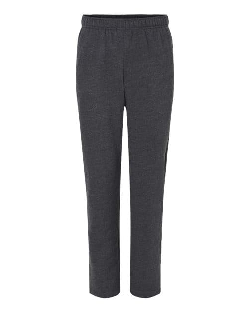 Unisex Sponge Fleece Straight Leg Sweatpants — Dark Grey Heather