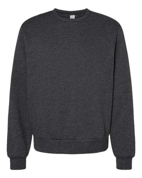 Unisex Sponge Fleece Classic Crewneck Sweatshirt — Dark Grey Heather
