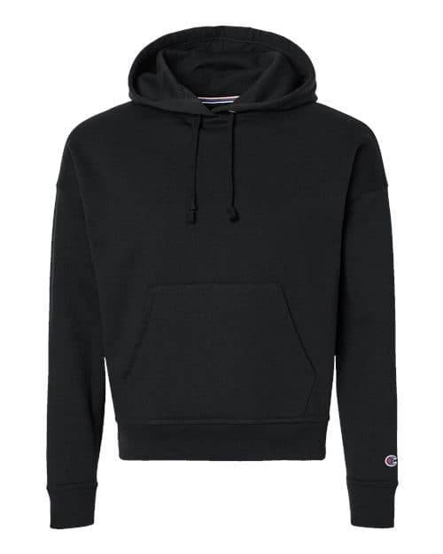 Women's Powerblend® Hooded Sweatshirt — Black
