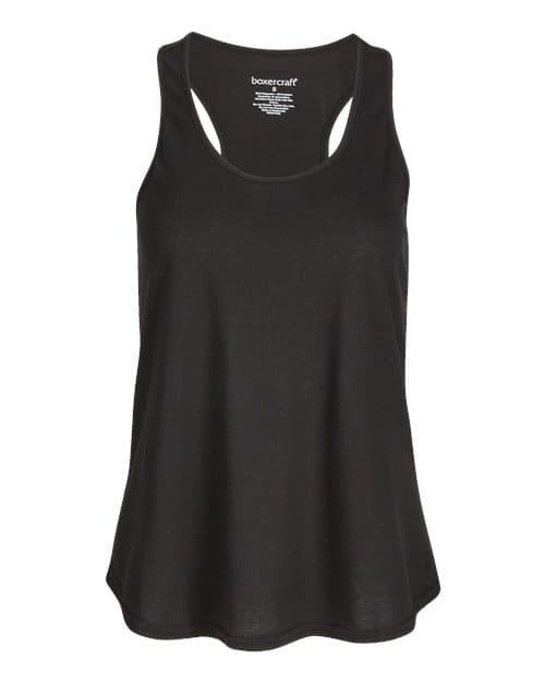 Women's Essential Racerback Tank Top — Black