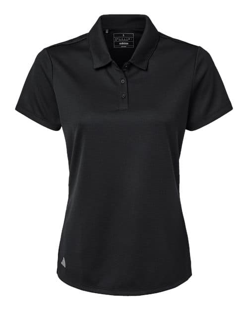 Women's Micro Piqué Polo — Black