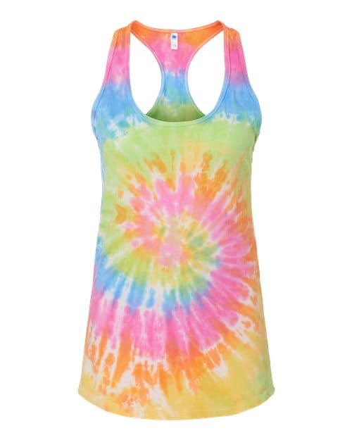 Women's Tie-Dyed Racerback Tank Top