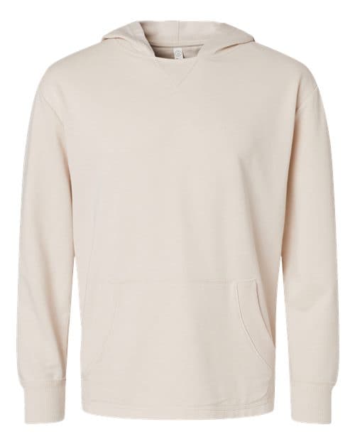 Unisex Vintage Wash Hoodie Sweatshirt — Washed Natural