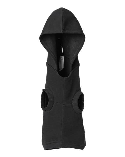 Doggie 3-End Fleece Hooded Sweatshirt — Black