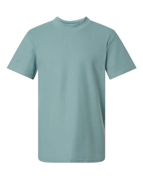 Unisex Pique Mockneck Tee