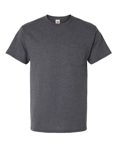 Essential-T Pocket T-Shirt — Charcoal Heather