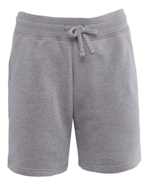 Unisex Fleece Sweat Shorts — Heather Grey