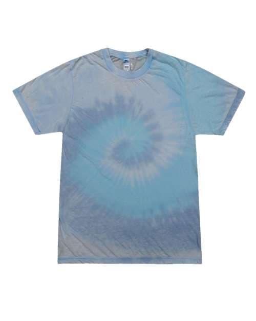 Unisex Festival Tie-Dyed Burnout T-Shirt — Lagoon