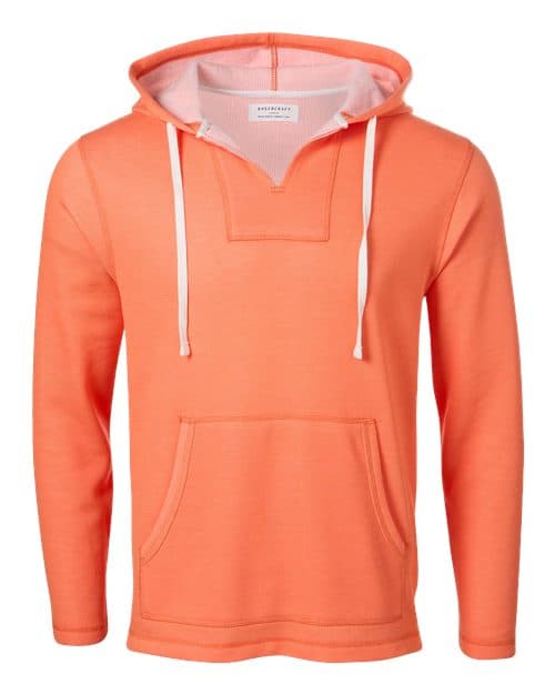Unisex Baja Hooded Pullover — Mandarin Heather