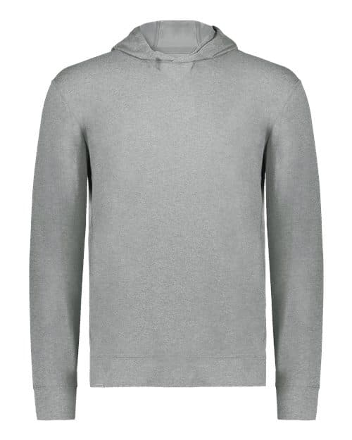 Youth Eco Revive™ Ventura Soft Knit Hooded Sweatshirt — Grey Heather