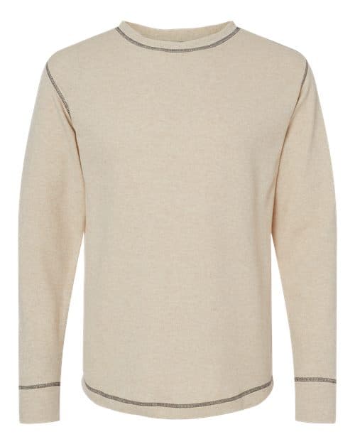 Men's Vintage Thermal Long Sleeve T-Shirt — Oatmeal Heather