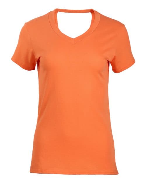 Women's Bella Crossback T-Shirt — Mandarin