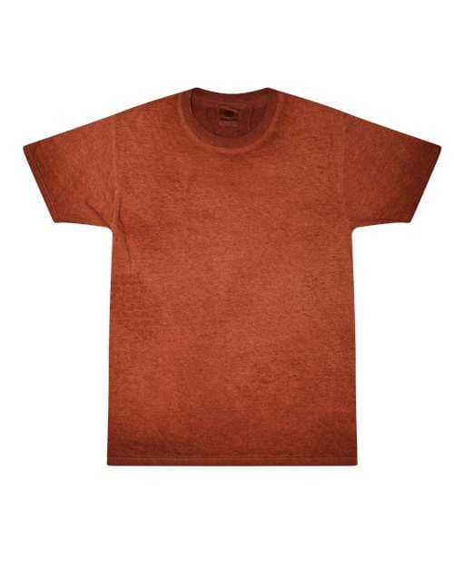 Unisex Oil Wash T-Shirt — Orange