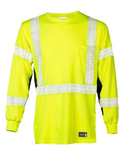 Unisex Tall FR Long Sleeve T-Shirt — Lime