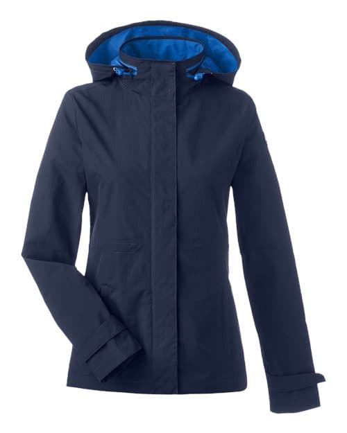 Women's Voyage Hooded Rain Jacket — Navy