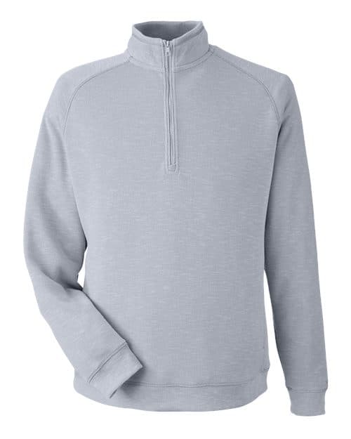 Unisex Sun Surfer Supreme Quarter-Zip Sweatshirt — Vintage Pebble