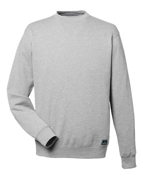 Unisex Anchor Fleece Crewneck Sweatshirt — Oxford Heather