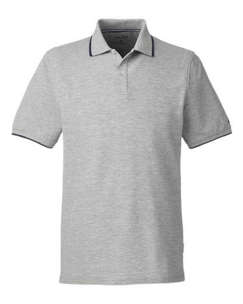 Men's Deck Polo — Oxford Heather
