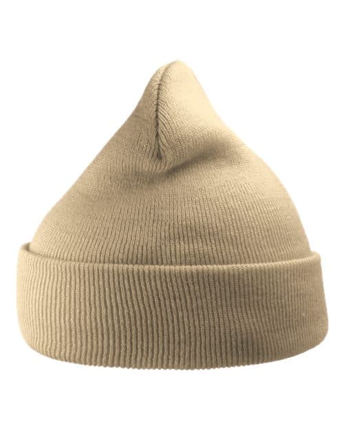 Sustainable 12" Knit Beanie — Beige