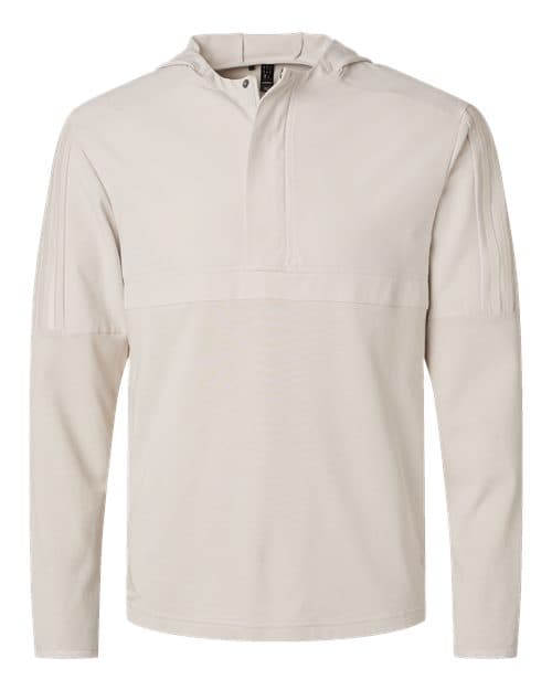 Men's Half-Zip Hooded Anorak — Alumina