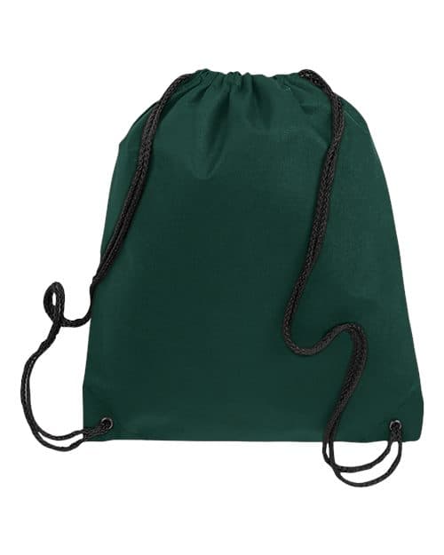 Non-Woven Drawstring Bag — Forest Green