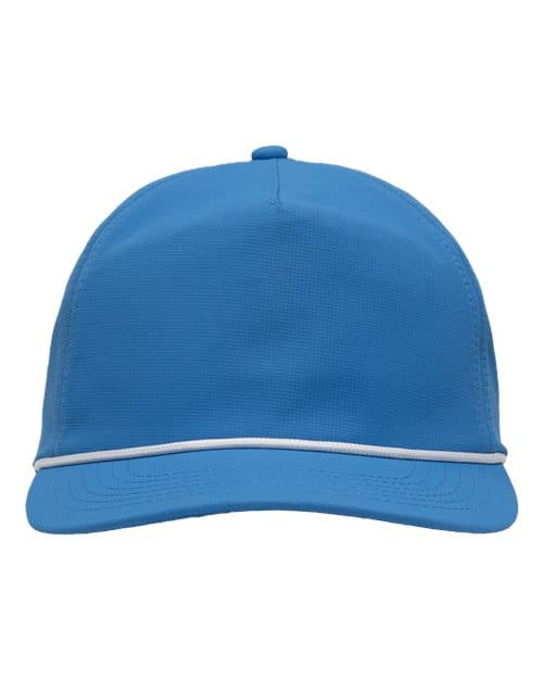 Five-Panel Ripstop Cap — Azure Blue
