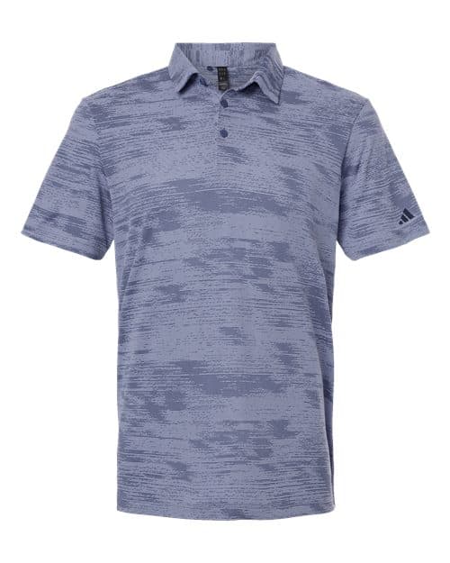 Men's Ultimate365 Textured Stripe Polo — Blue Spark/ Preloved Ink
