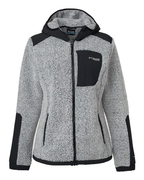Women's Arctic Crest™ Sherpa Full-Zip Jacket — White/ Black