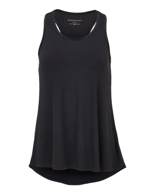 Women's Bamboo Tank Top — Black