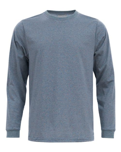 Unisex Eco Long Sleeve T-Shirt — Blue Rainbow