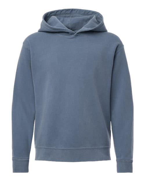 Youth Garment-Dyed Lightweight Hooded Sweatshirt