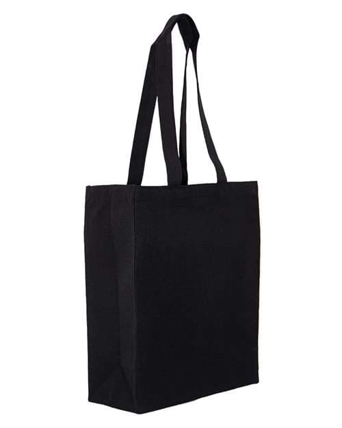 Susan Midweight Recycled Canvas Tote — Recycled Black