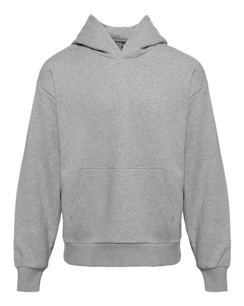Unisex Heavyweight Fleece Hoodie Sweatshirt — Heather Grey