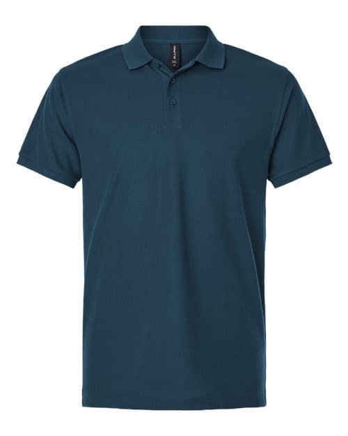 Men's Pique Polo — Atlantic Blue