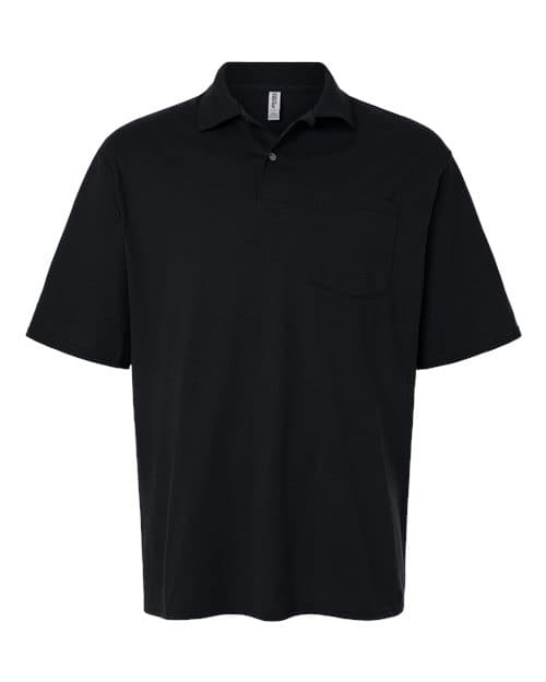 Men's Dri-Power® Polo with Pocket — Black