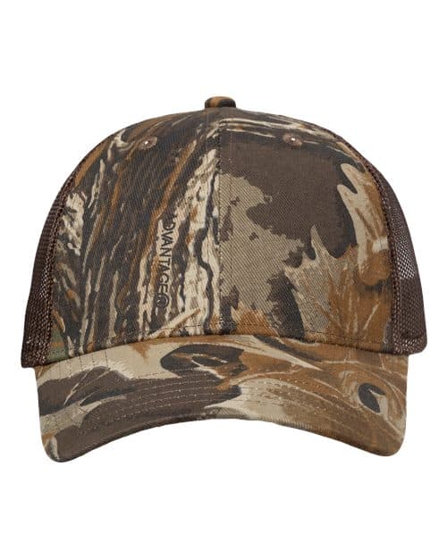 Licensed Camo Mesh Cap — Advantage Classic/ Brown Mesh