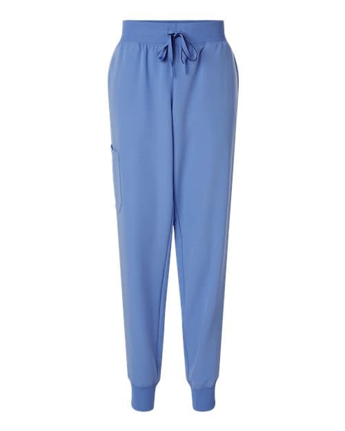 Women's Petite Sizes Silex Knit-Waist Scrub Joggers
