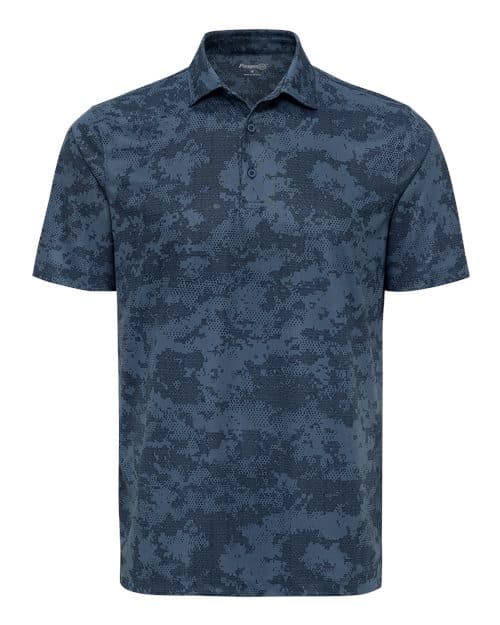 Men's Monterey Printed Polo — Navy